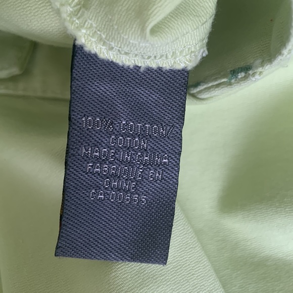 ADDITION ELLE LIGHT GREEN COTTON A-LINE SKIRT / SIZE 16 - Picture 6 of 7